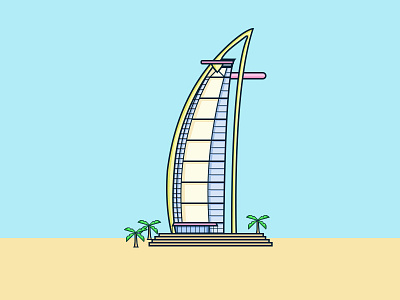 Burj Al Arab blend burj al arab design illustration photo photoshop picture