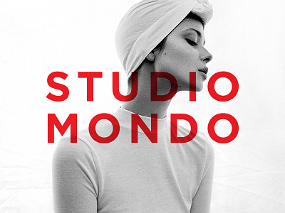 Studio Mondo Brand Identity brand design graphic identity logo red studio sydney