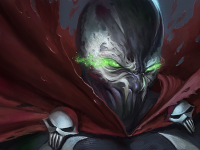 Spawn 2d artwork cg comic books commission concept art dc game art games