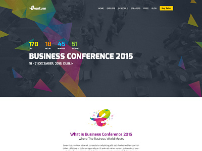 Eventum - Event Joomla Template