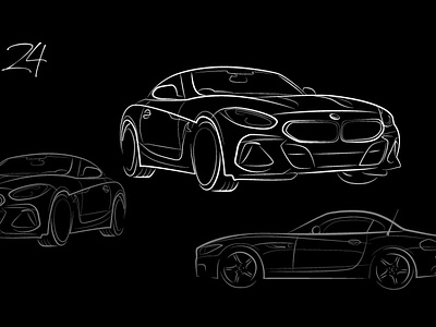 BMW Z4 adobe ai art bmw cars designs graphicdesign illustration illustration art illustrator vector z4