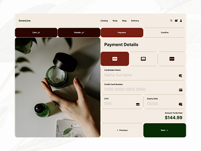 Credit Card Checkout beauty brutalism cart checkout dailyui day2 design shop ui web web design