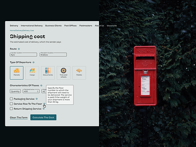 Shipping cost calculator