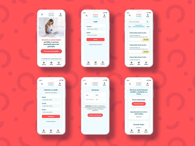 Easy Baby MVP baby maternity mobile ui