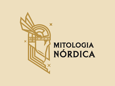 22nd Logo, Norse Mythology brand brandign livro logo mythology