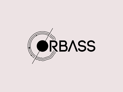 Orbass branding designs djs logo music space