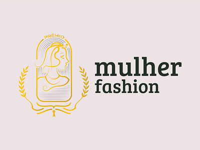 Mulher Fashion award brand brandign branding fashion logo woman