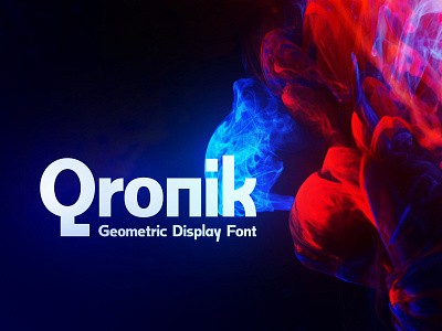 Qronik Geometric Display Font (218 Glyphs)