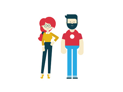 Characters illustration vector