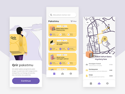 Delivery App android app clean courier delivery design home illustration location map mobile pickup price rates shipping ui uidesign userinterface ux uxd