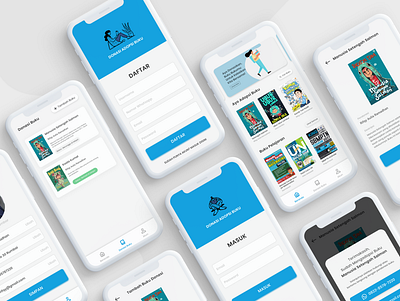 Donate Adopt Your Book adoption app blue book books clean design donate ecommerce ios mobile app modal popup search typogaphy ui ux