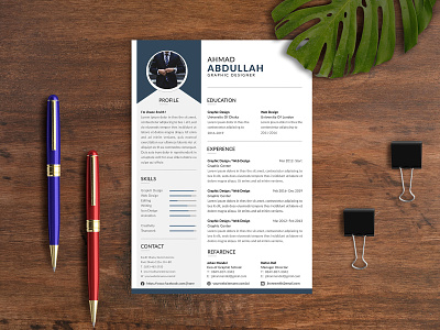 Simple Attractive Resume Design creative resume design modern resume design resume design pinterest simple resume design