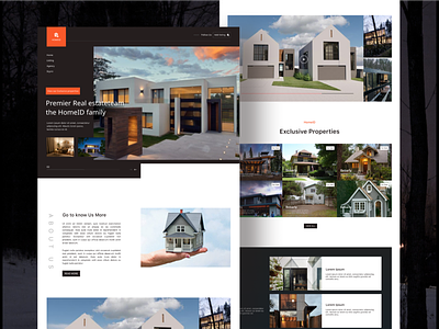 Real Estate Website business landing page real estate real-estate website website