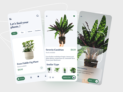 Plants Shop 2021 android app design botanical design ecommerce flower garden gardening ios app mobile app plant shop shopping store tajul tajulislam trendy design uidesign uiux uxdesign