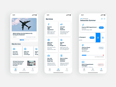 Skip Consumer App 44studio android animation design system figma hello skip ios mobile mobile app mobile app design reel sebastiao sommer skip sommer uxui