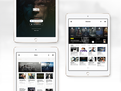 IMDb Mobile App Redesign app design imdb iphone mobil movie ui ux
