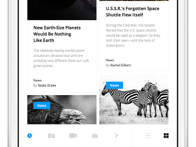 National Geographic Concept Design News Page by Fatih Ocak on Dribbble