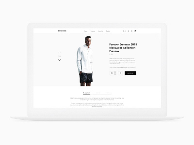 Forever Fashion Theme UX / UI ( Product Detail Page )