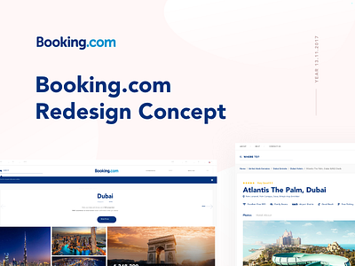 Booking Redesign Website Concept