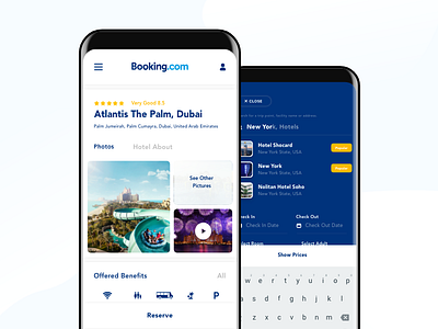 Booking Redesign Responsive Concept for S8