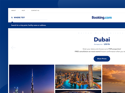 Booking Redesign Website Concept booking clean dribbble fresh hotel motel ui ux