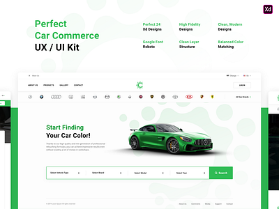 Perfect Car Commerce UX / UI Kit