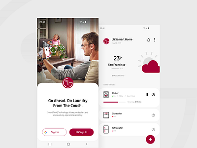 Lg SmartThinQ App Redesign