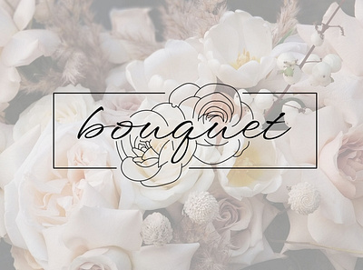 bouquet / logo design adobe boutique brand identity branding design designer flower flower shop graphic design identity illustrator logo logo design logomark logos logotype photoshop redesign shop ukraine