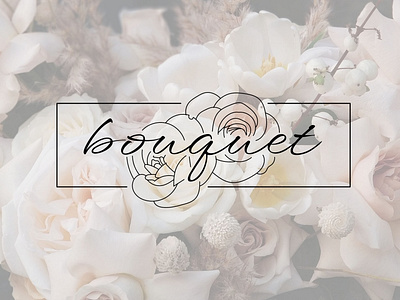 bouquet / logo design