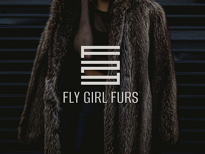 FLY GIRL FURS / logo design