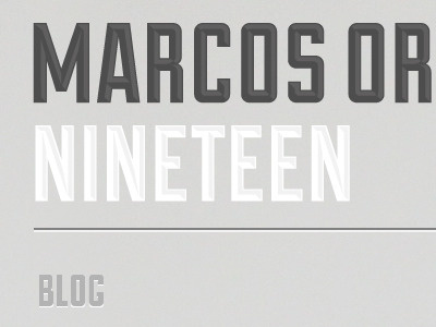 Marcos Orendain — Web