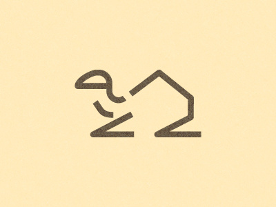 Mispah II camel camello icon logo logotype symbol