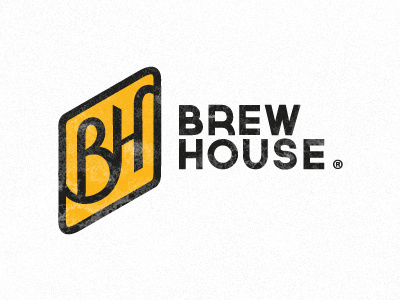 Brew House bar beer brew brewery house logo logotype typography