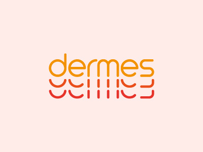 Dermes dermatology logo logotype medicine skin skincare