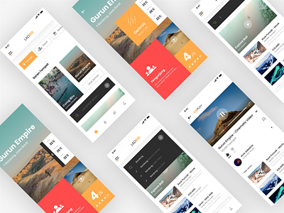 LADOG | Mobile Apps Design app branding design flat mobile ui ux