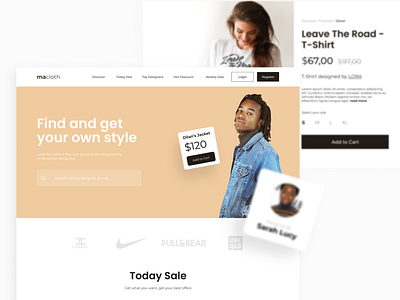 Online Store Design | Macloth