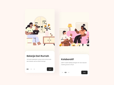 Onboarding Screen | Mobile Apps Design app design flat illustration minimalism mobile onboard onboarding simple ui ux