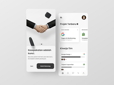 Remote Jobs | Mobile Apps Design app black and white branding design flat illustration minimalism mobile simple ui