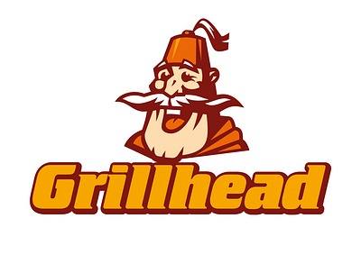 Grillhead Logo branding design graphic design logo