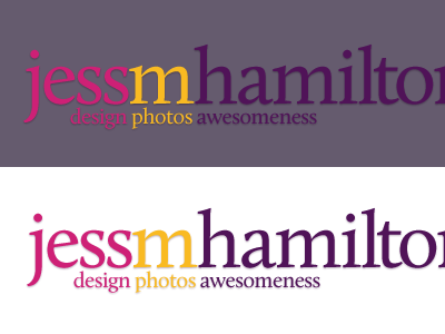 Logo on Med-Purple-Grey & White