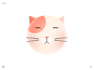 Cat icon illustration