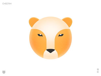 Cheetah animal cheetah icon illustration ui