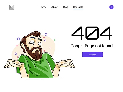 Daily UI  - 404 Page