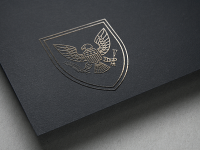 EAGLE SHIELD BLACK BACKGROUND design eagle logo eagles vector