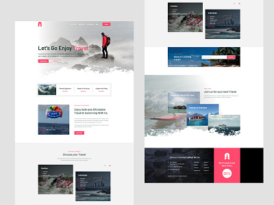 Travel  & Tour Landing page