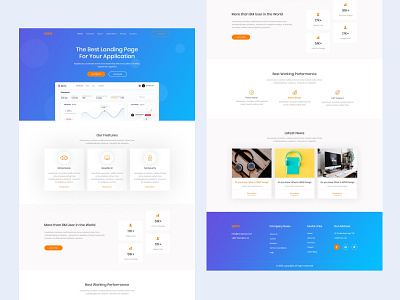 Expo - landing page