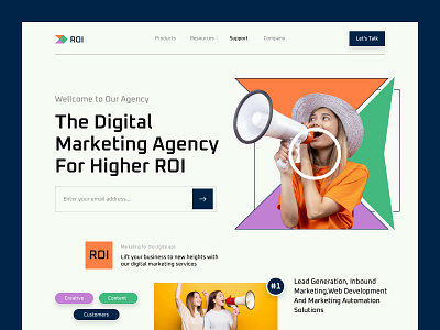Website design: Digital marketing agency