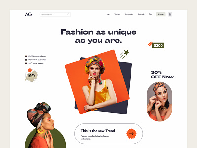 E-commerce Fashion Product category clothing brand creative e commerce ecommerce fashion header landing page online store product shopify shopping ui design uiuxdesign web website