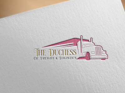 THE DUCHESS OF FREIGHT & LOGISTICS LOGO DESIGN 3d animation brand brandidentity branding creative design flat graphic design illustration logo logomaker minimalist motion graphics typography ui ux vector