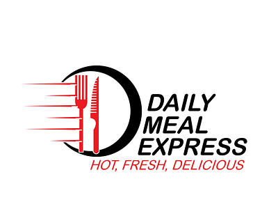 Daily Meal Express Logo Design branding graphic design logo